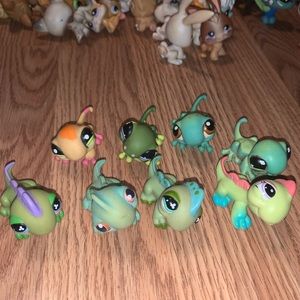 LPS set of lizards